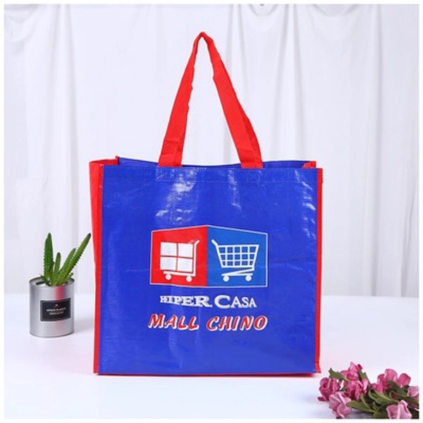 Glossy Light Laminated Tote Bag 1