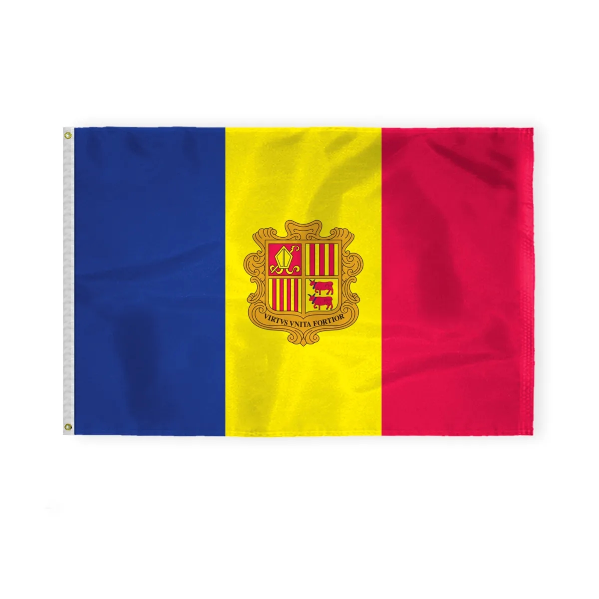 World Flag - Andorra with Seal 10