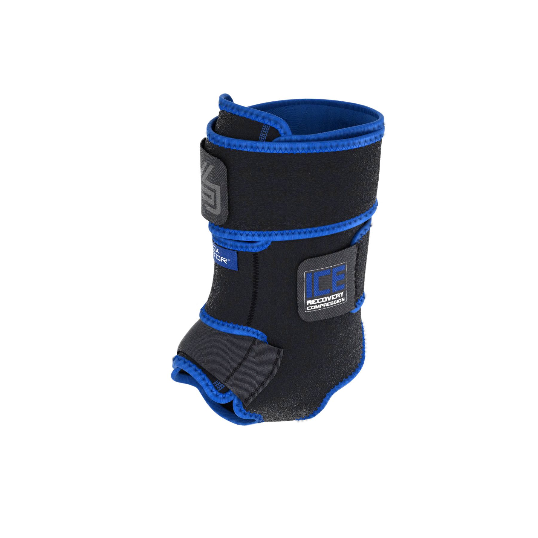 Ice Recovery Comp Ankle Wrap Blk 2