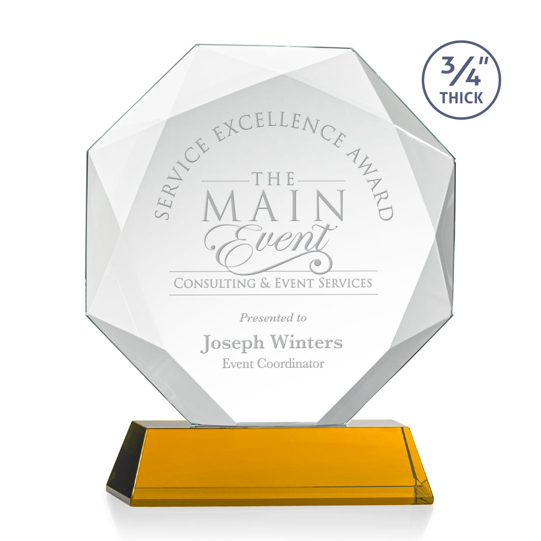 Bradford Award on Newhaven Base - Amber 4