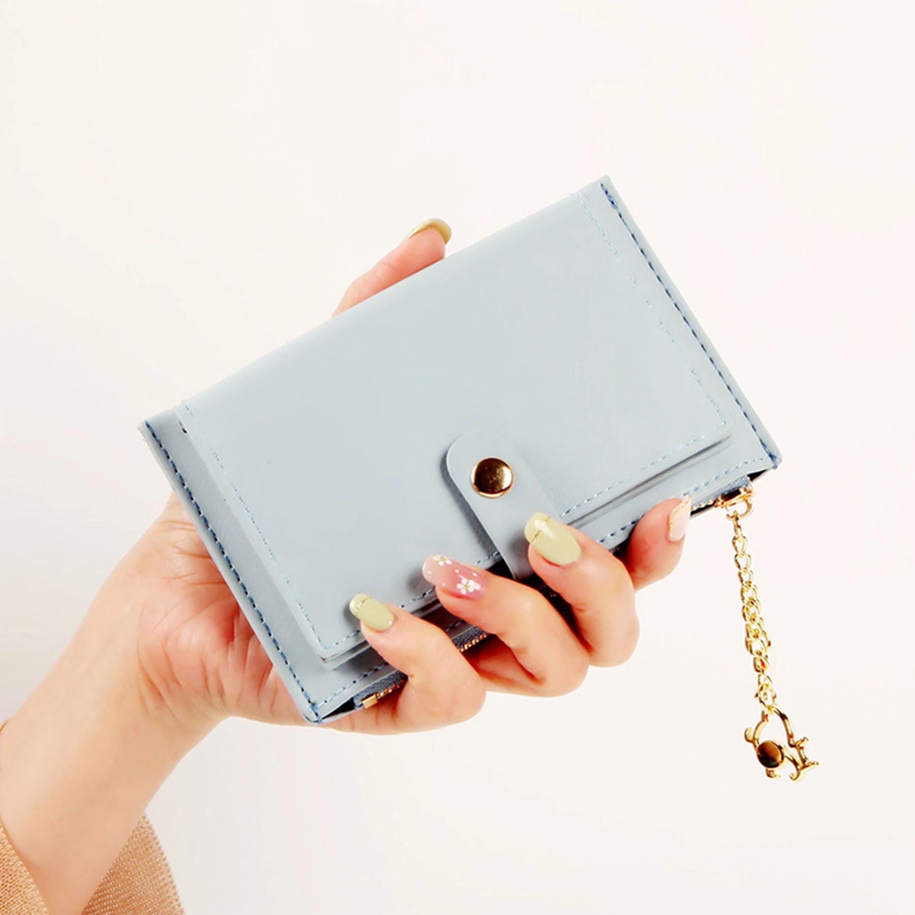 Pu Leather Compact Wallet 4