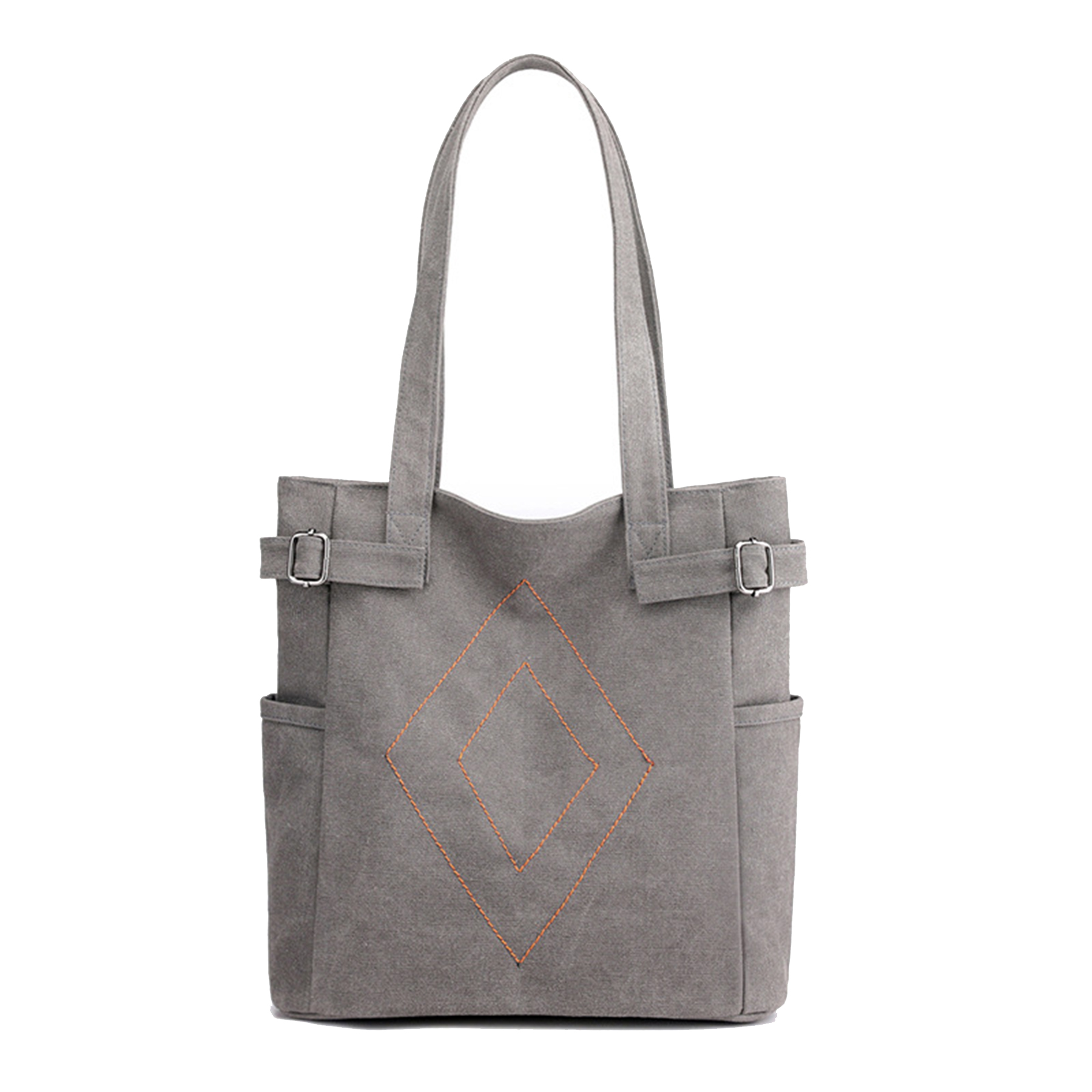 Canvas Shoulder Tote Bag for women, custom tote bag with logo imprint 5