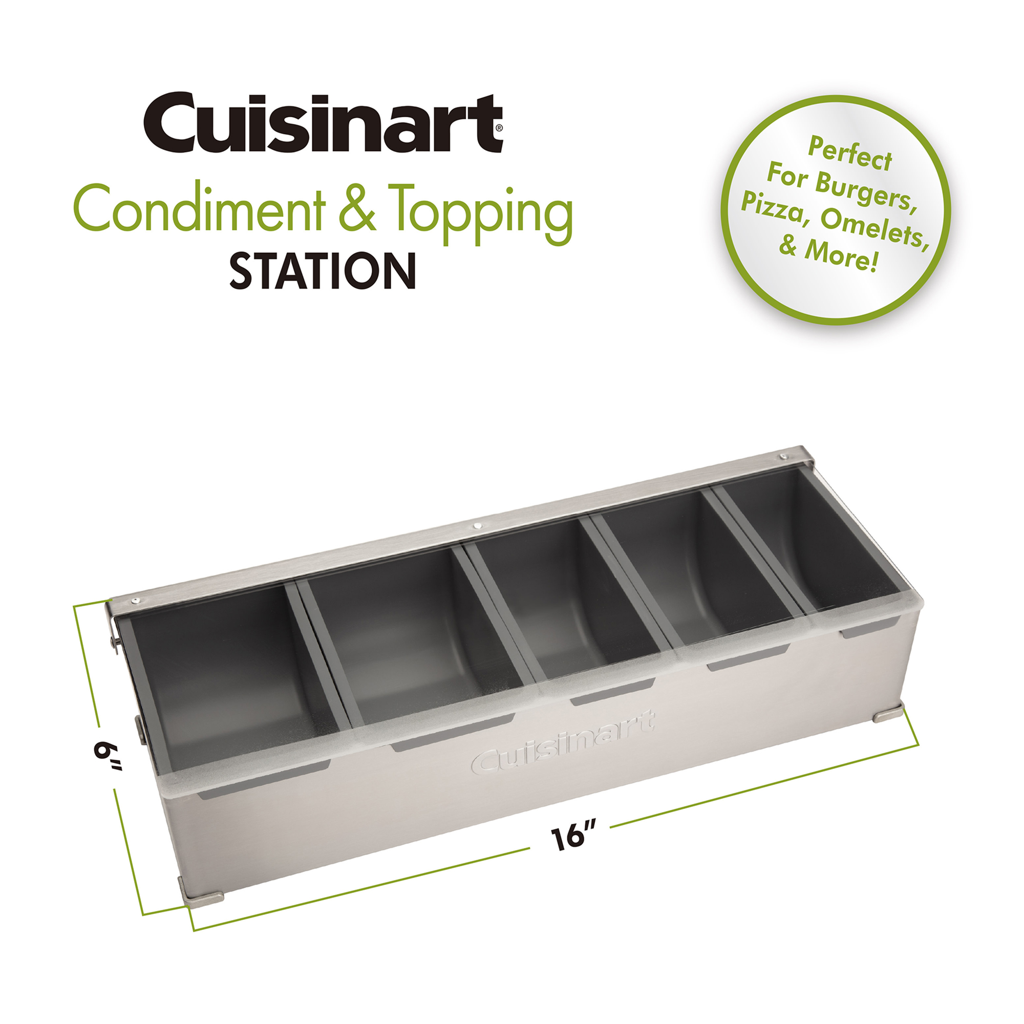 Cuisinart Outdoors® Condiment and Topping Station 18