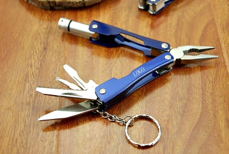 Mini Foldable Multitool Pliers with LED Flashlight 2