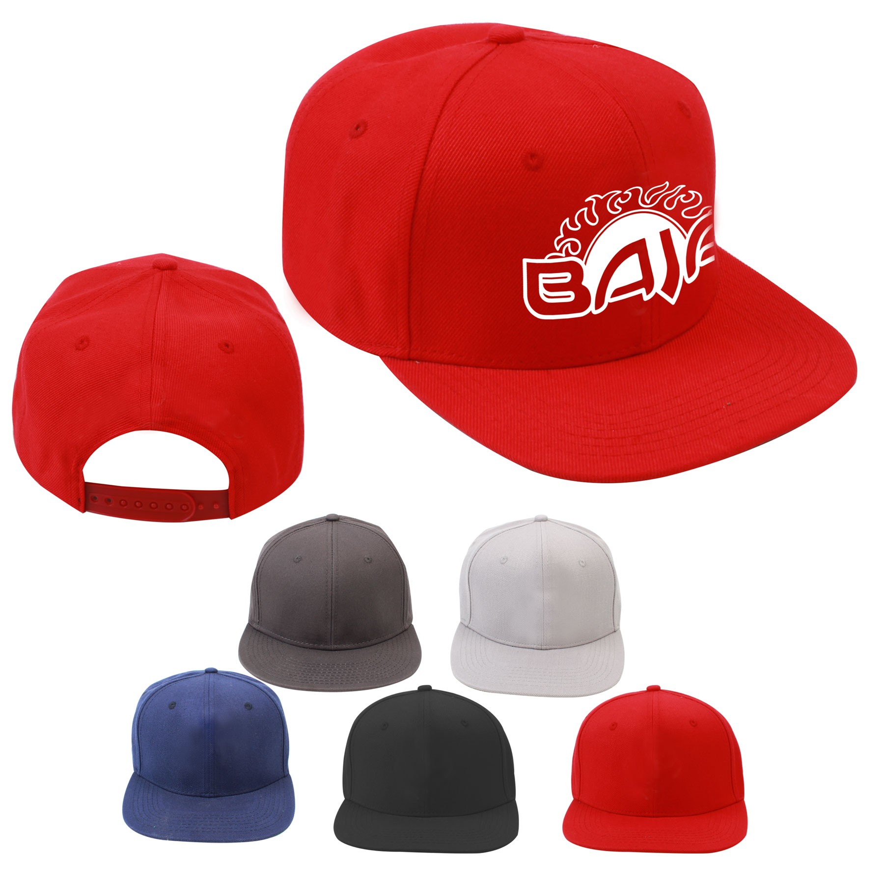 Flat Bill Baseball Cap 2