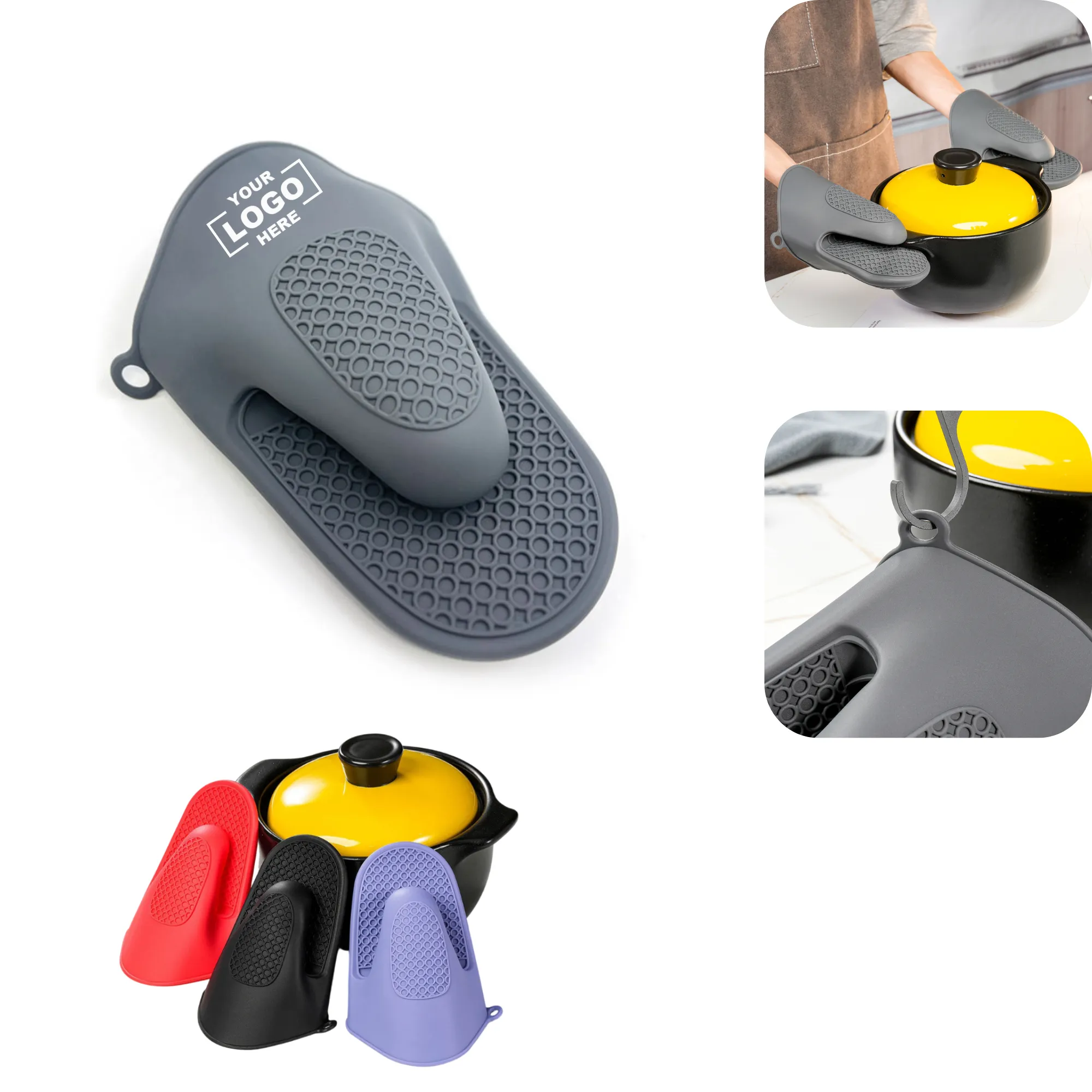 Silicone Anti-heat Gloves for the Kitchen Free Shipping