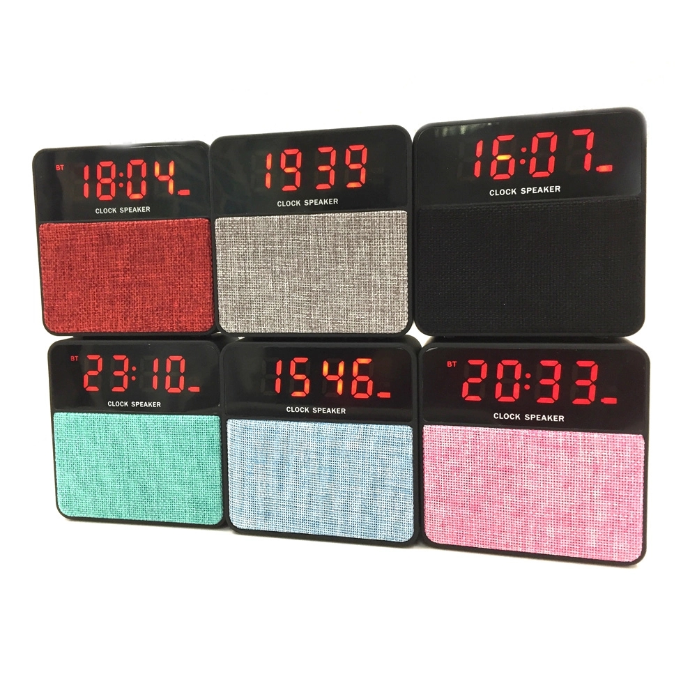 Square Wireless Bluetooth speaker with LED screen 6