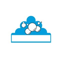 USA Made Bubble Shape Paper Badge Ribbon Full-Color (2"x3")