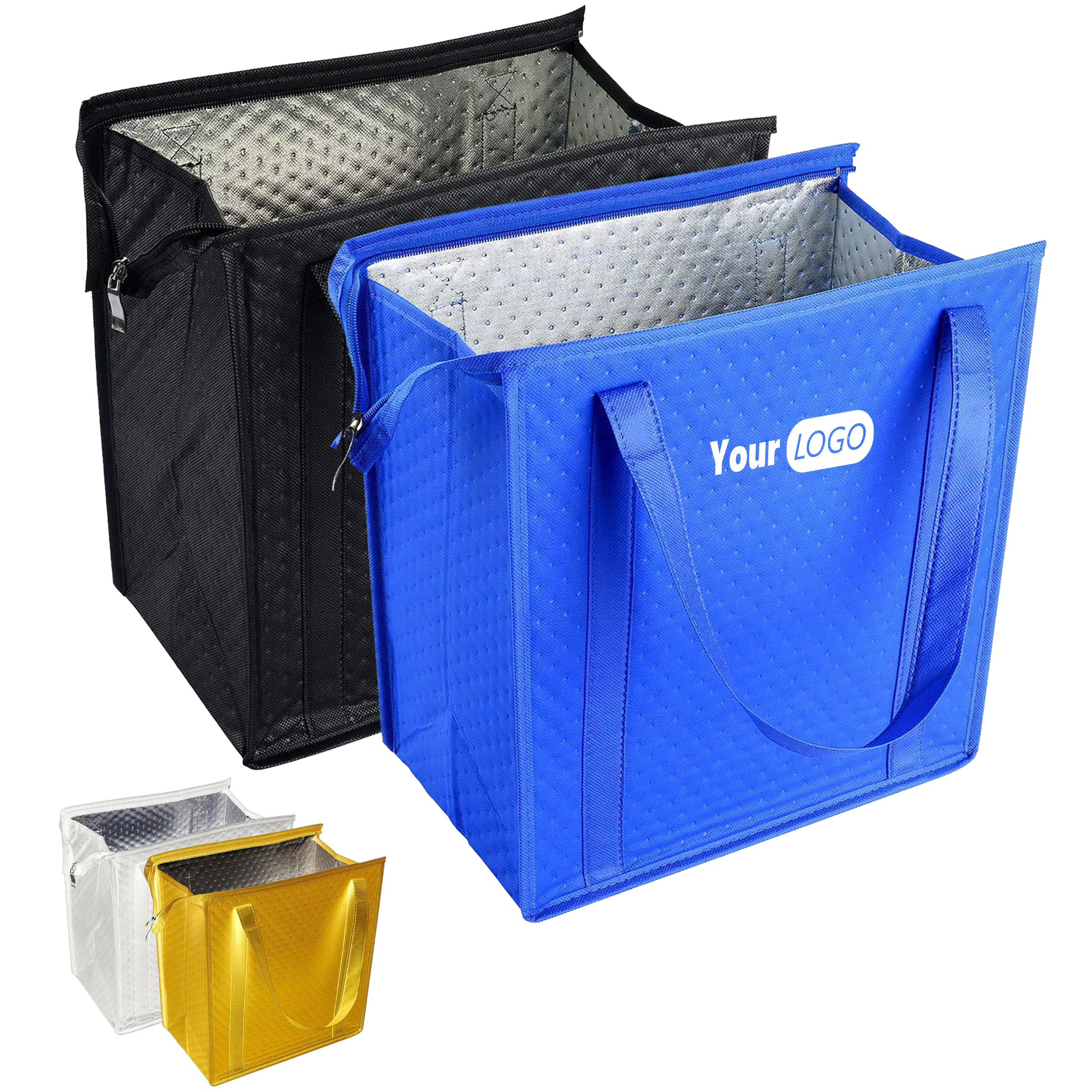 Oxford Reusable Insulated Grocery Tote 1