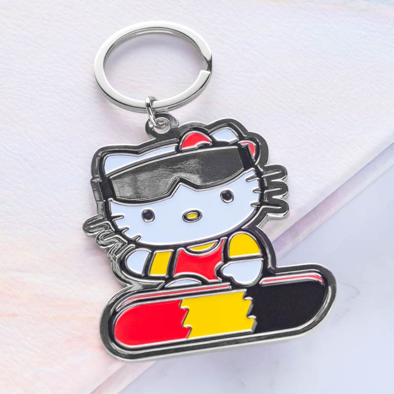 Custom Soft Enamel Metal Keychains 4
