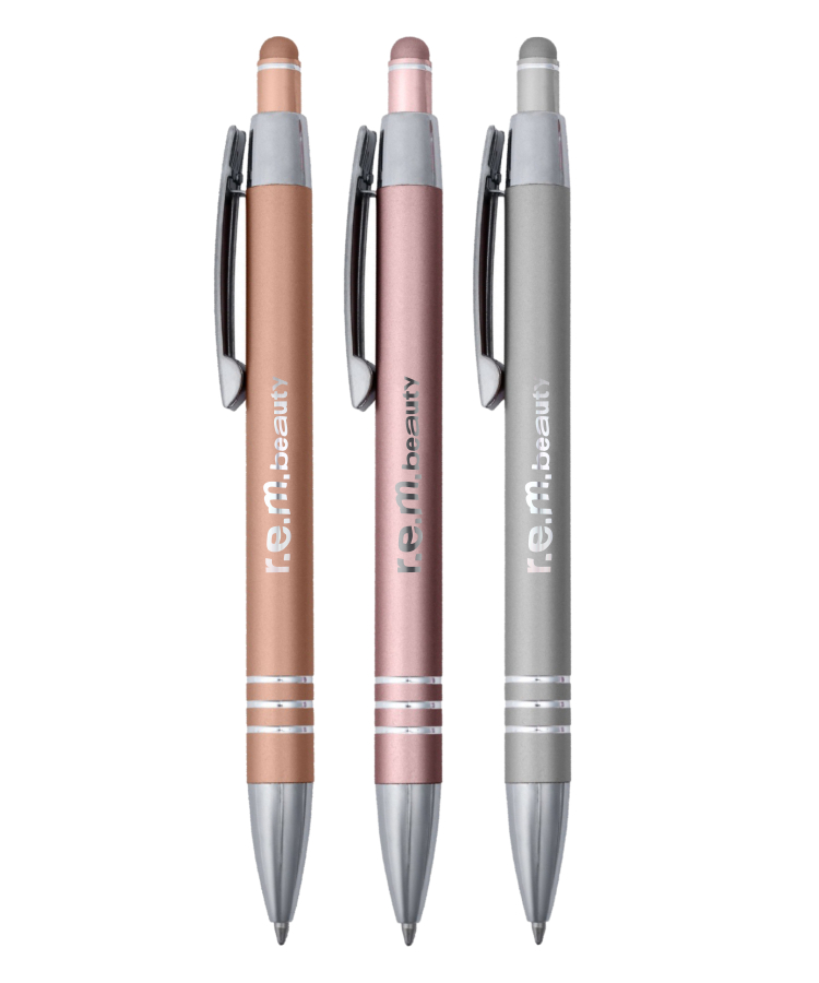 Union Printed - Plato Stylus Metallic Click Metal Pen 2