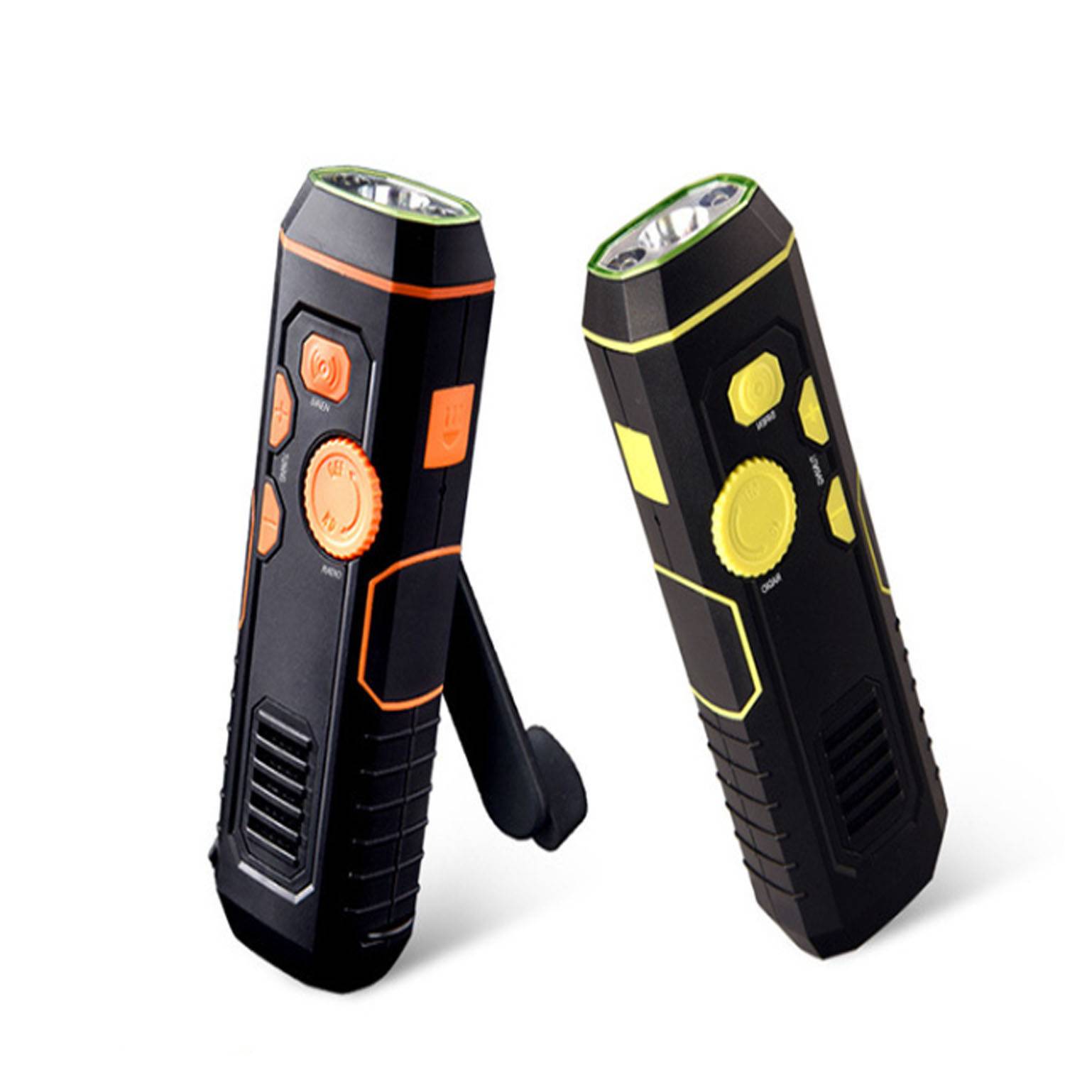 Multifunctional Flashlight Hand Crank Charging Radio 5