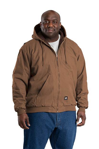 Berne Heartland Washed Duck Hooded Jacket