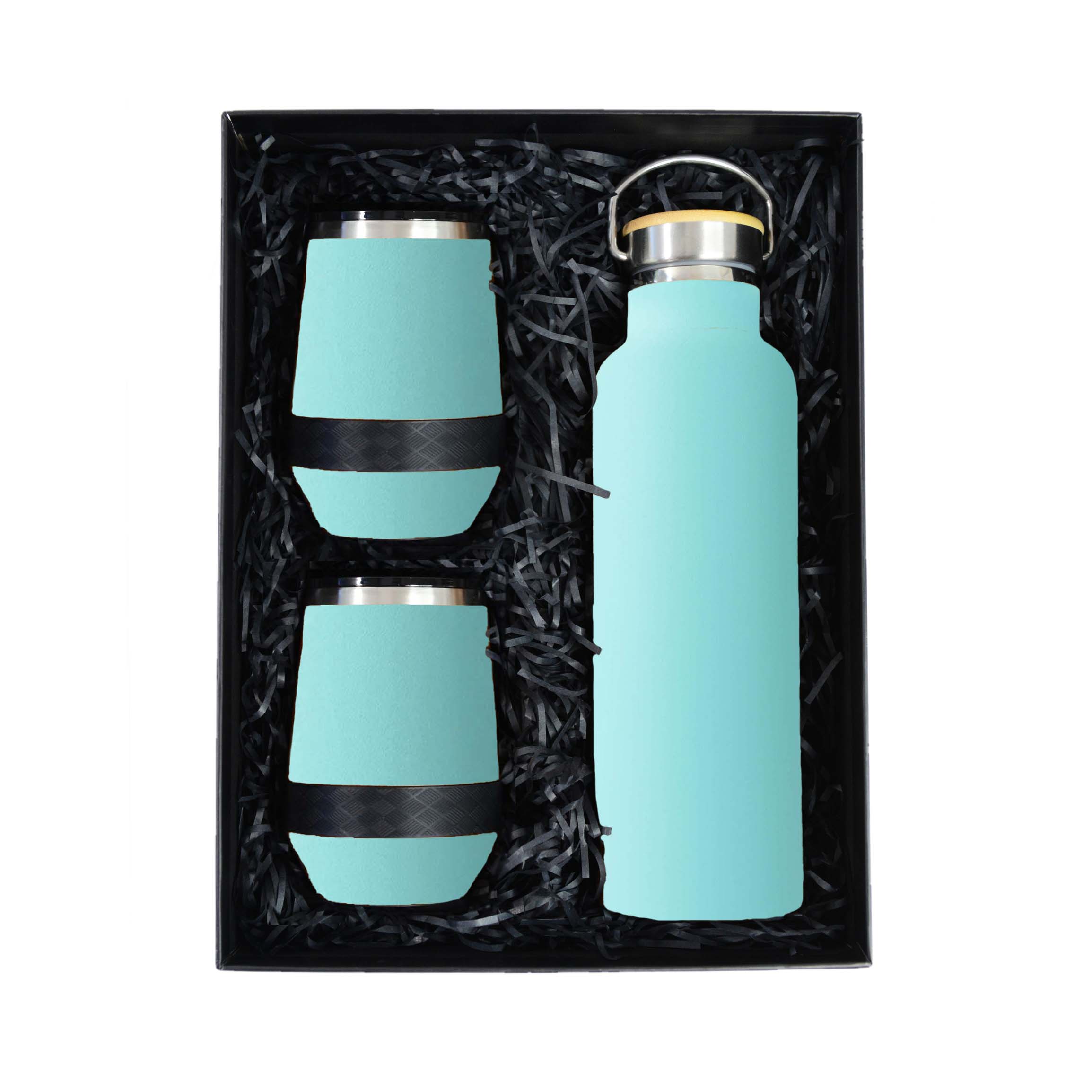 Elemental® Wine Gift Set 25oz Classic Bottle & 10oz Stemless Tumbler - Vacuum Insulated 10