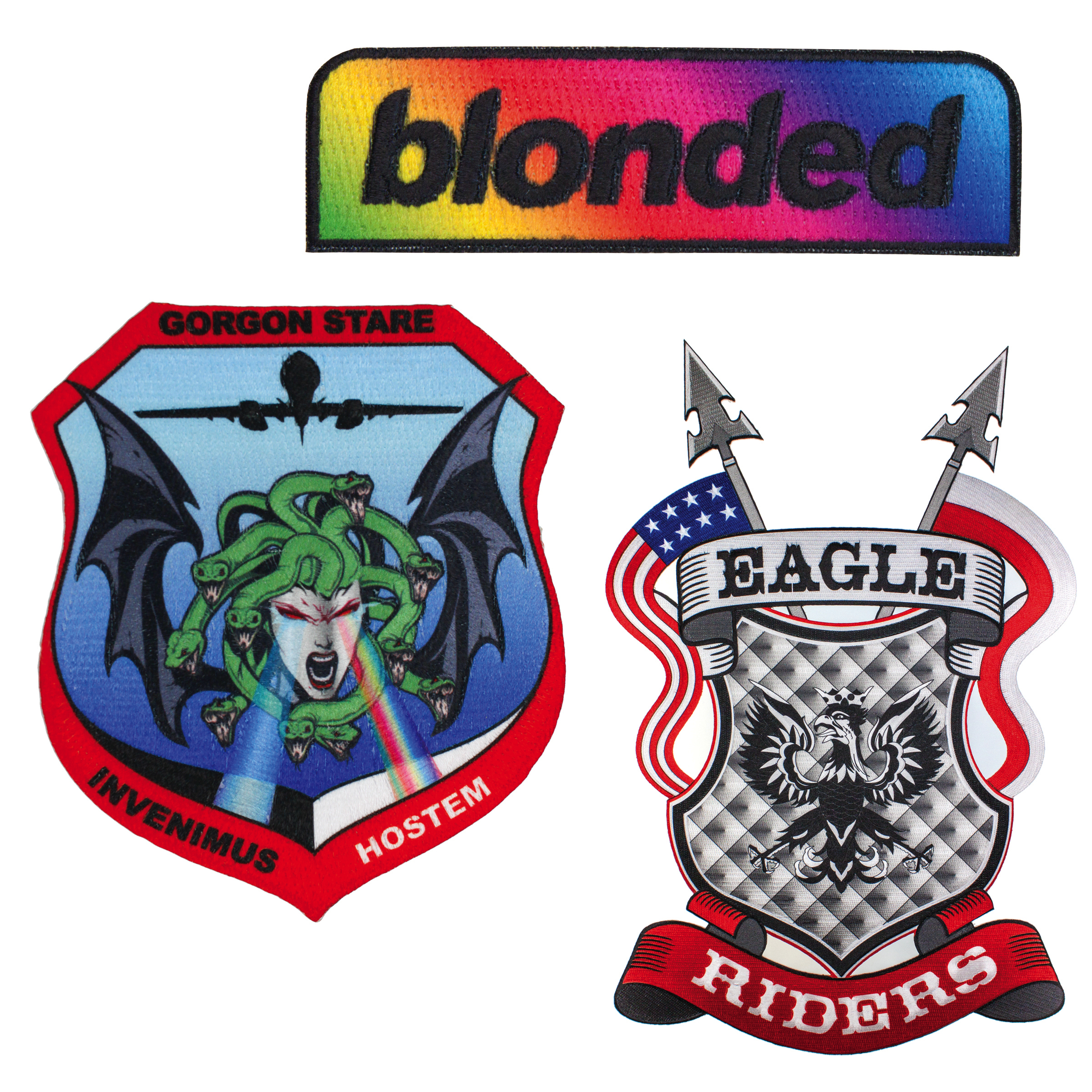 Custom Pin Pointe Embroidered Patch (3") 3