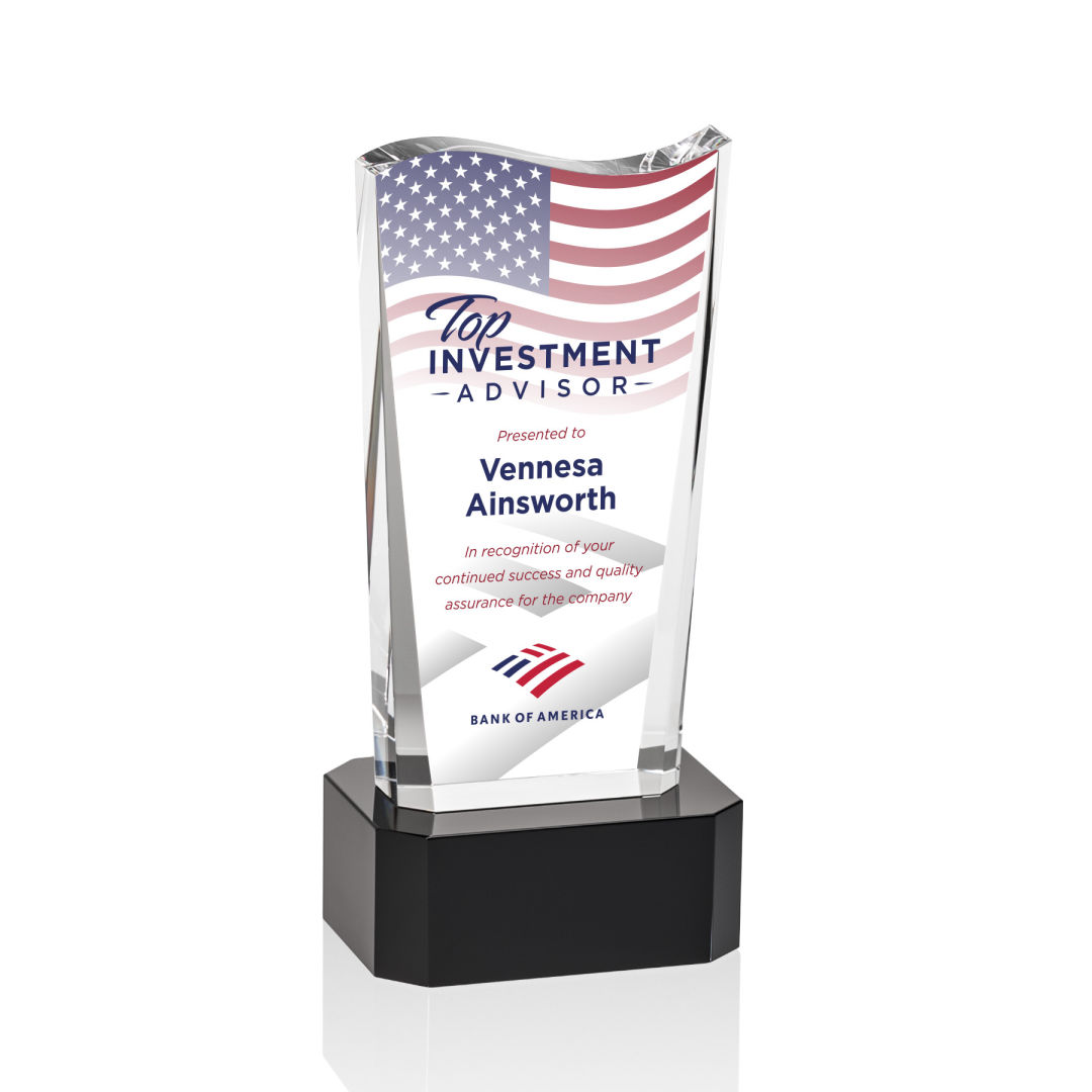 Violetta VividPrint™ Award on Base - Black 3