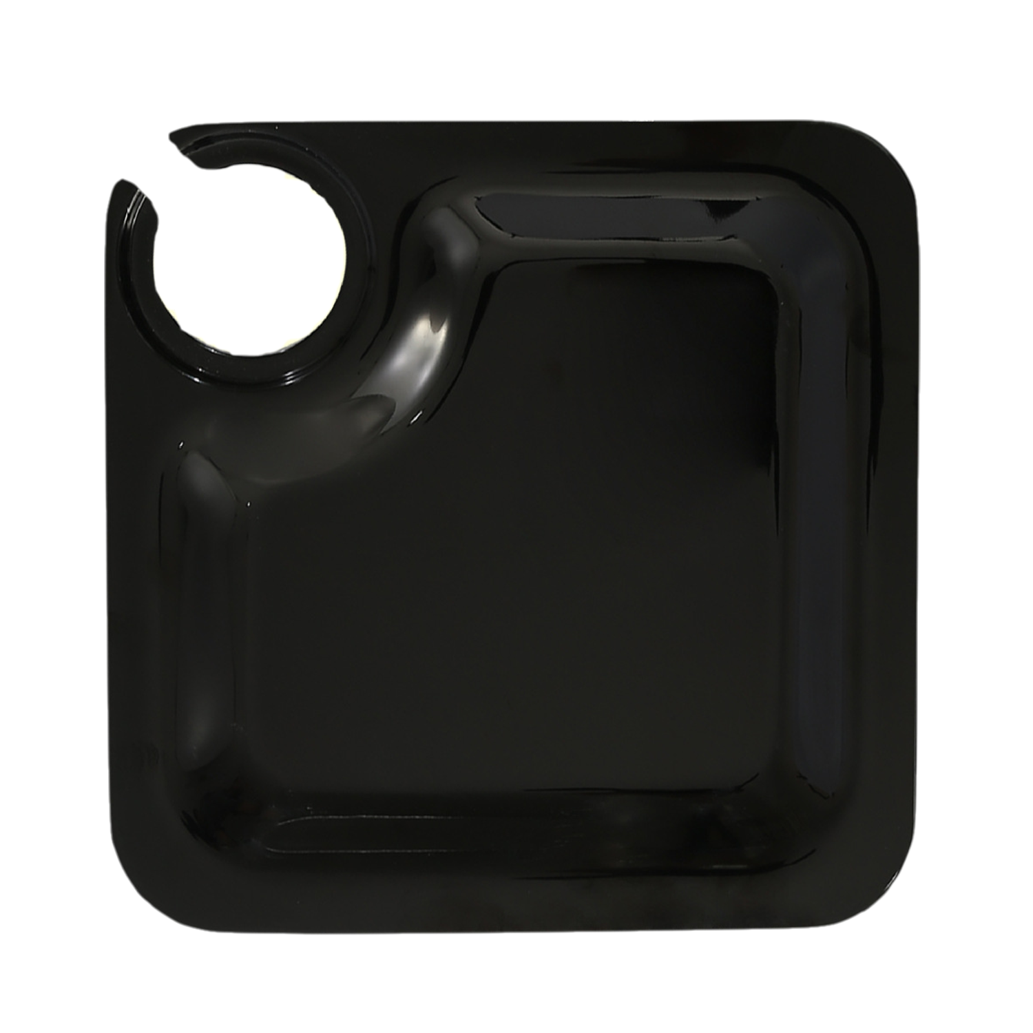 Melamine Appetizer Tray w/ Wine Glass Holder 3