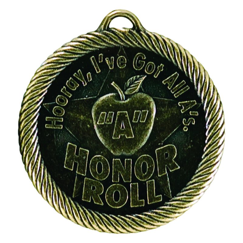 "A" Honor Roll Value Medal 1