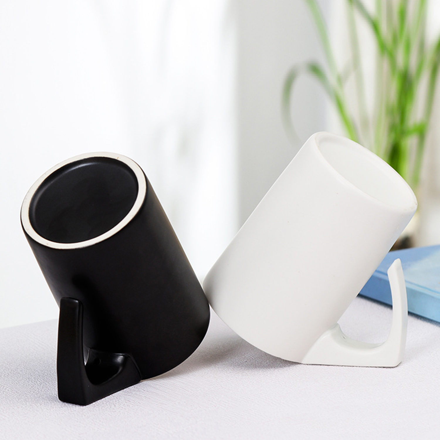 13Oz Creative Inverted Ceramic Mug 2
