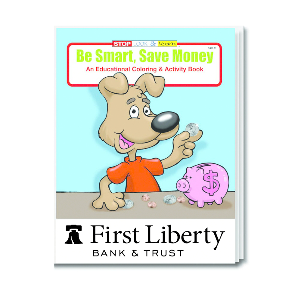 Be Smart, Save Money Coloring Book