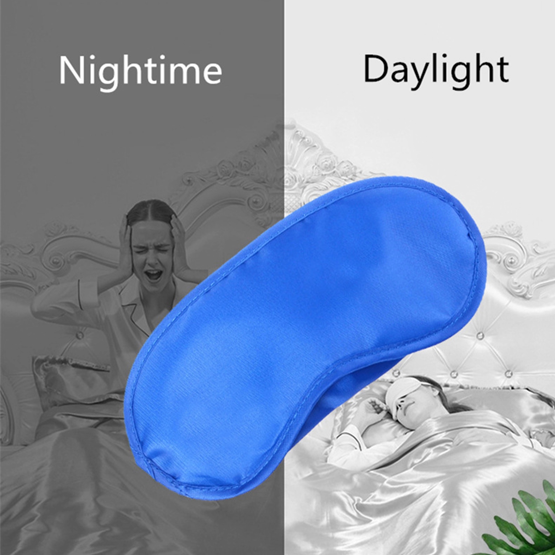 Soft Sleep Eye Mask With Adjustable Strap Blocks Light 14