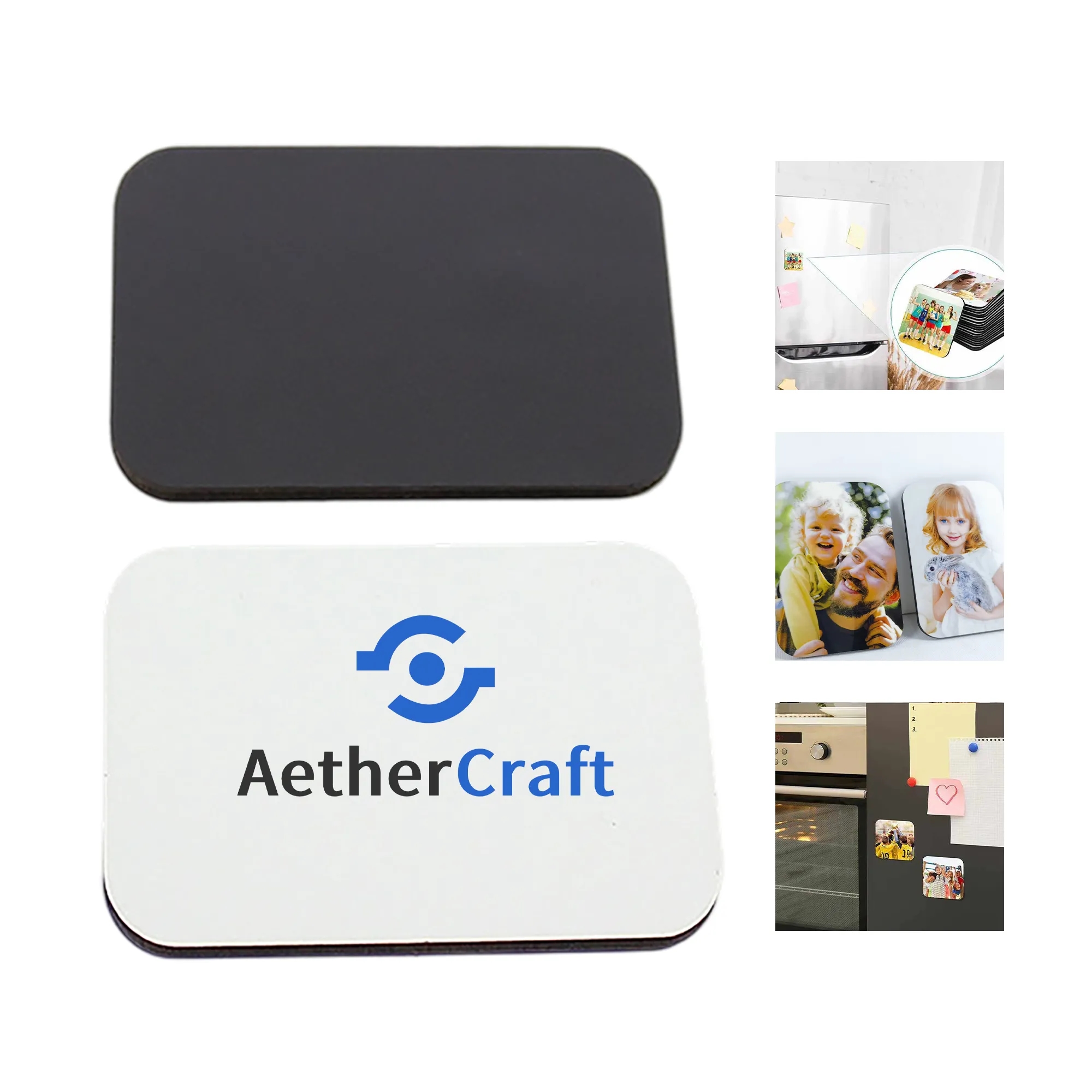 MOQ 50 Magnetic Rectangle Fridge Sticker 3