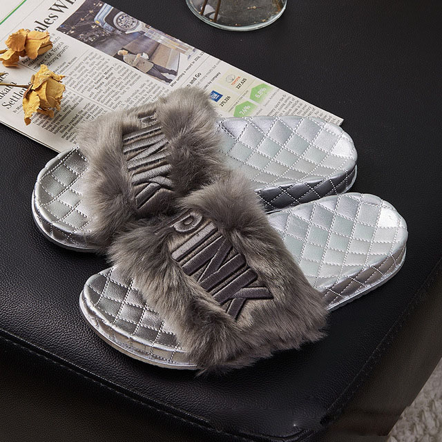 Furry Sliders Indoor/Outdoor Slippers For Women 3