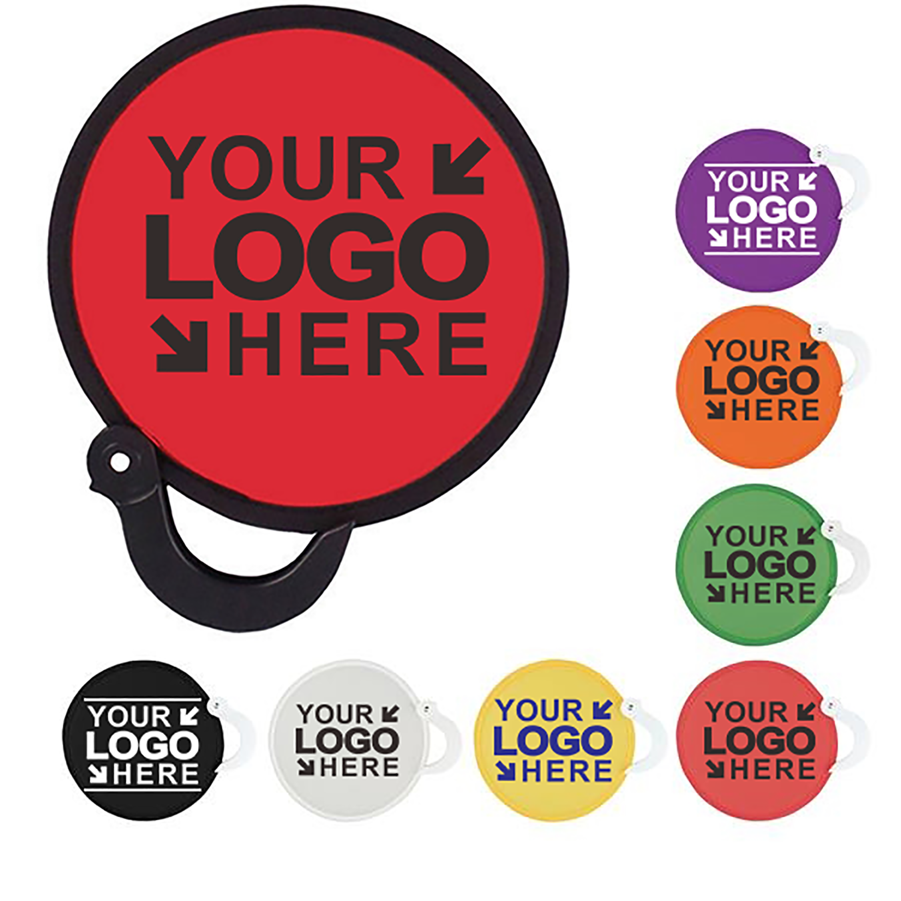 MOQ50Pcs Custom Foldable Handheld Fan With Pocket 1