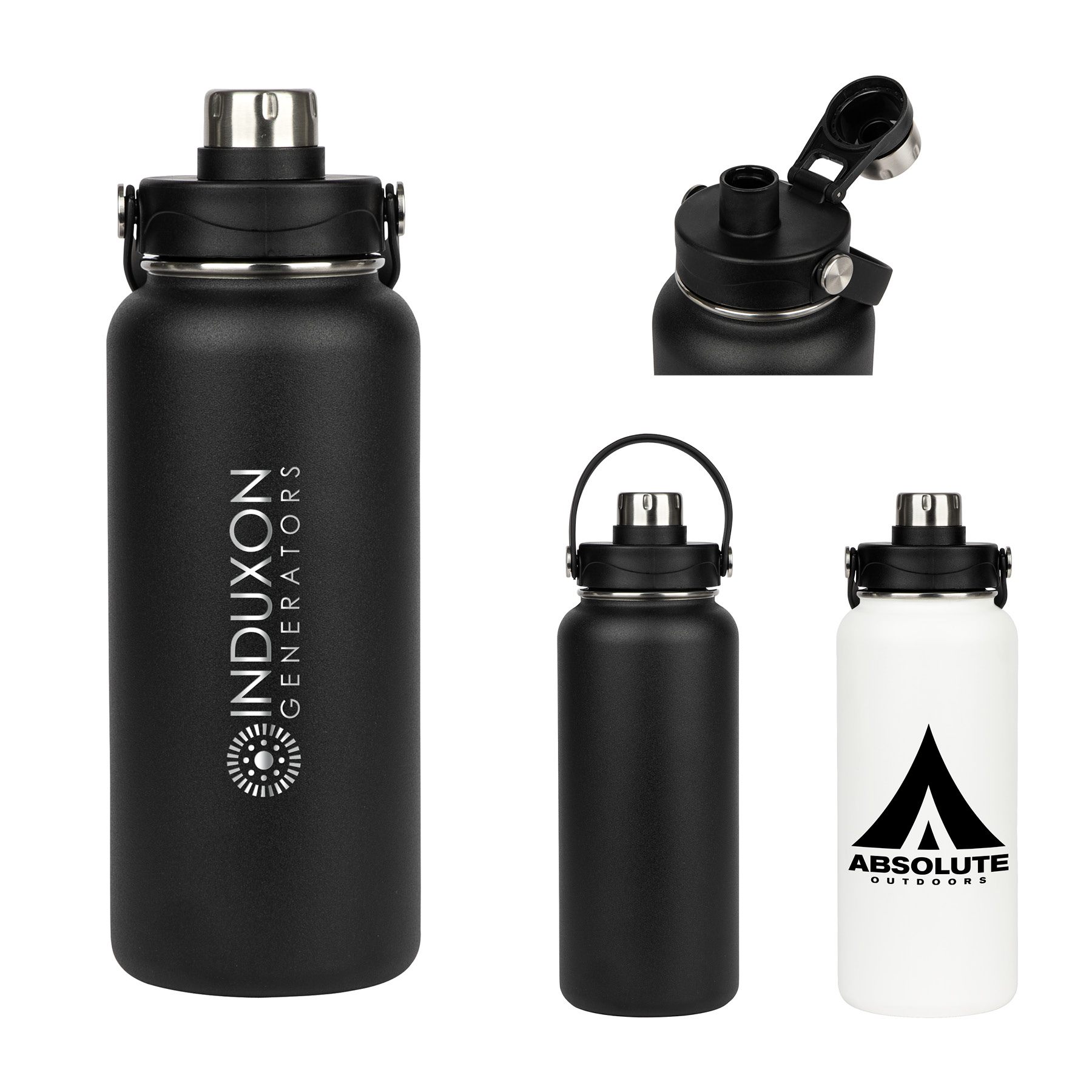 Neptune 34 oz. Double Wall Stainless Steel Water Bottle 18