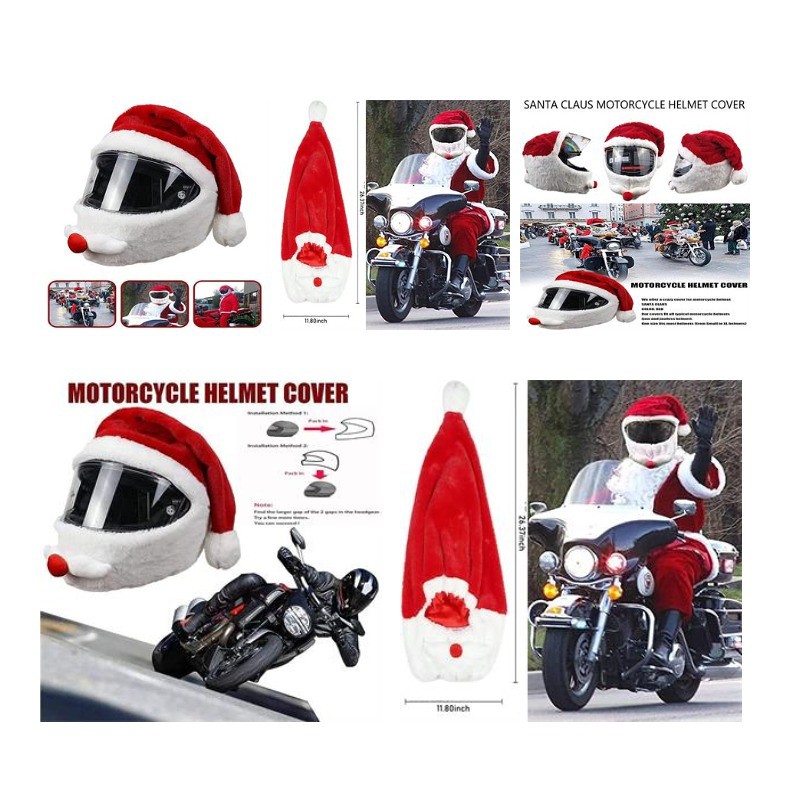 Chrismtas Motorcycle Helmet Cover
