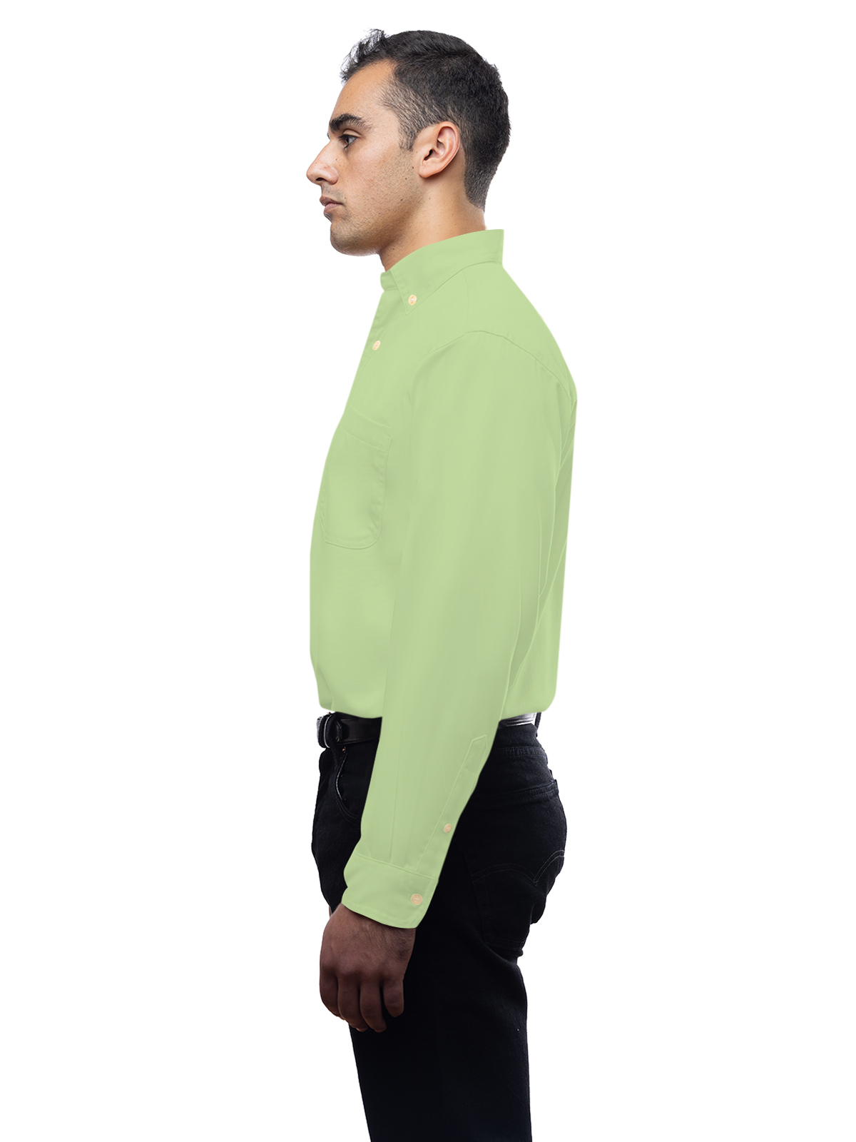 Blue Generation - Men's 1-Pocket Superblend Poplin Shirt 75