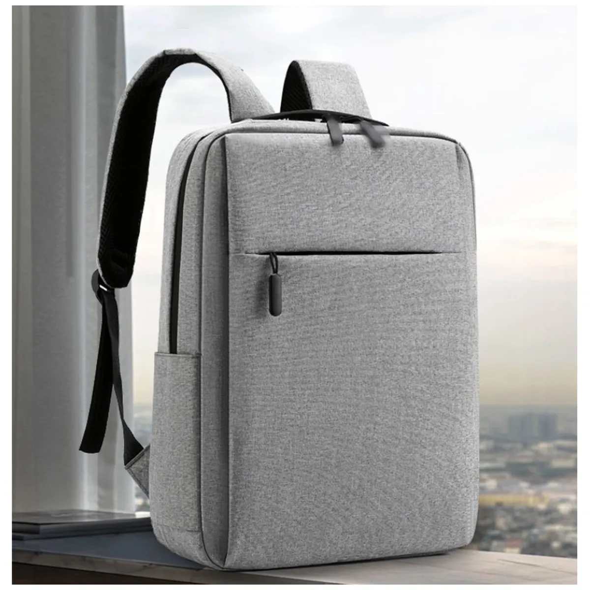Men's Laptop Business Backpack 15.6 Inch With USB Port 4