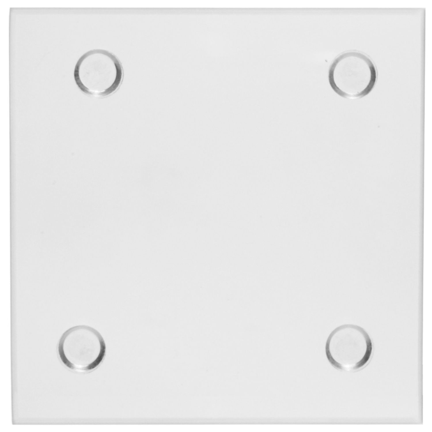 4" Square Glass Clear Coasters w/ Custom Imprint 3