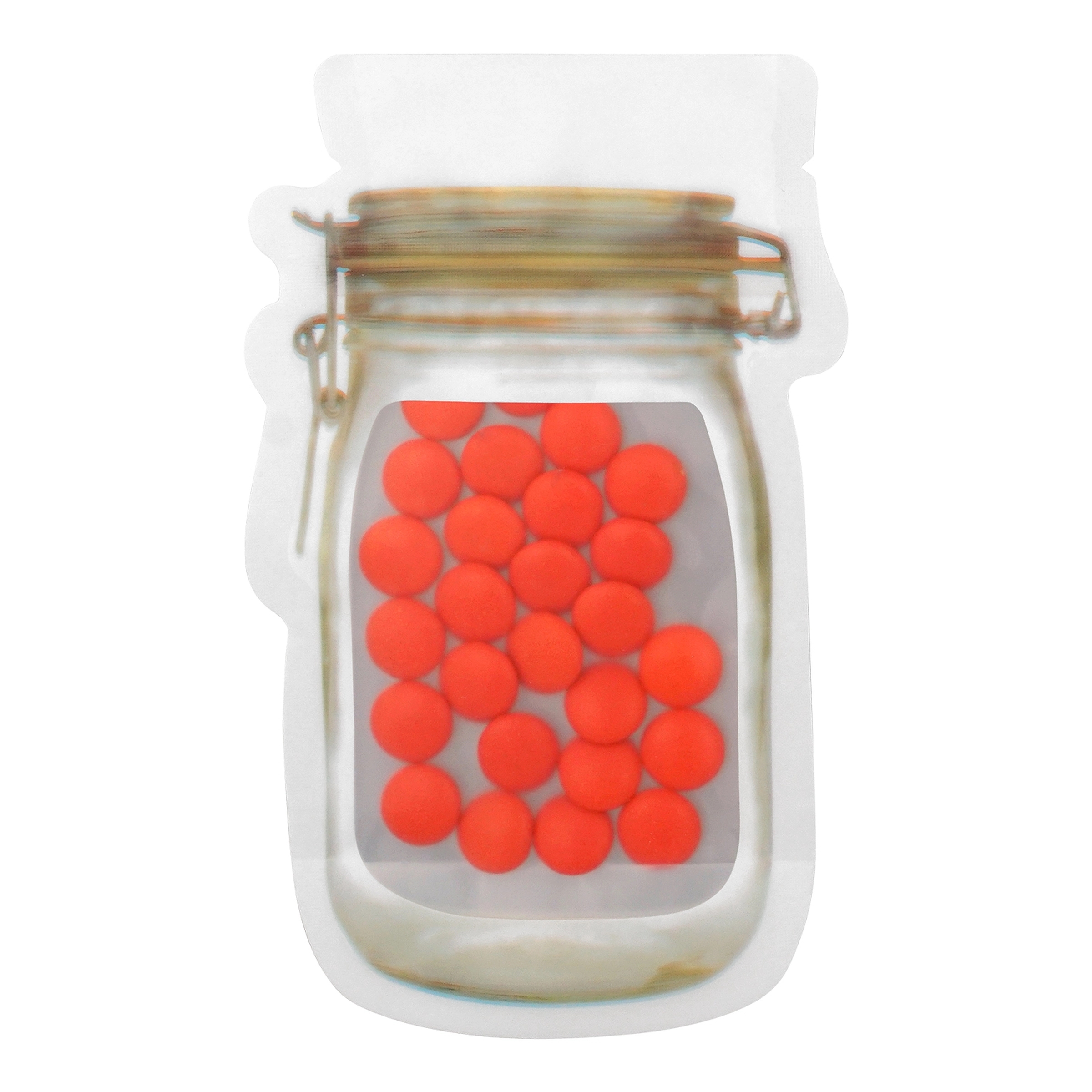 MASON JAR BAG OF PRINTED CANDY 9