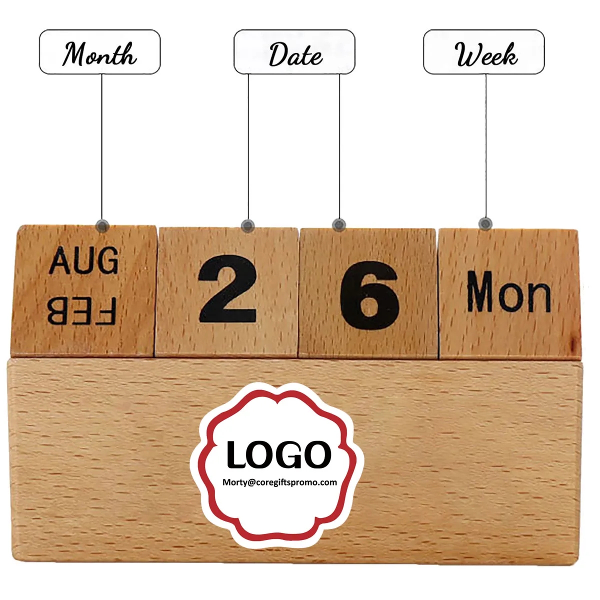 Wooden Perpetual Calendar 3