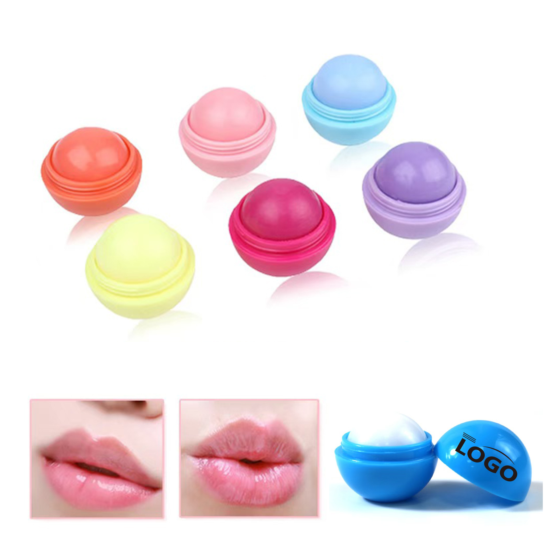 Round Shape Lip Balm 1