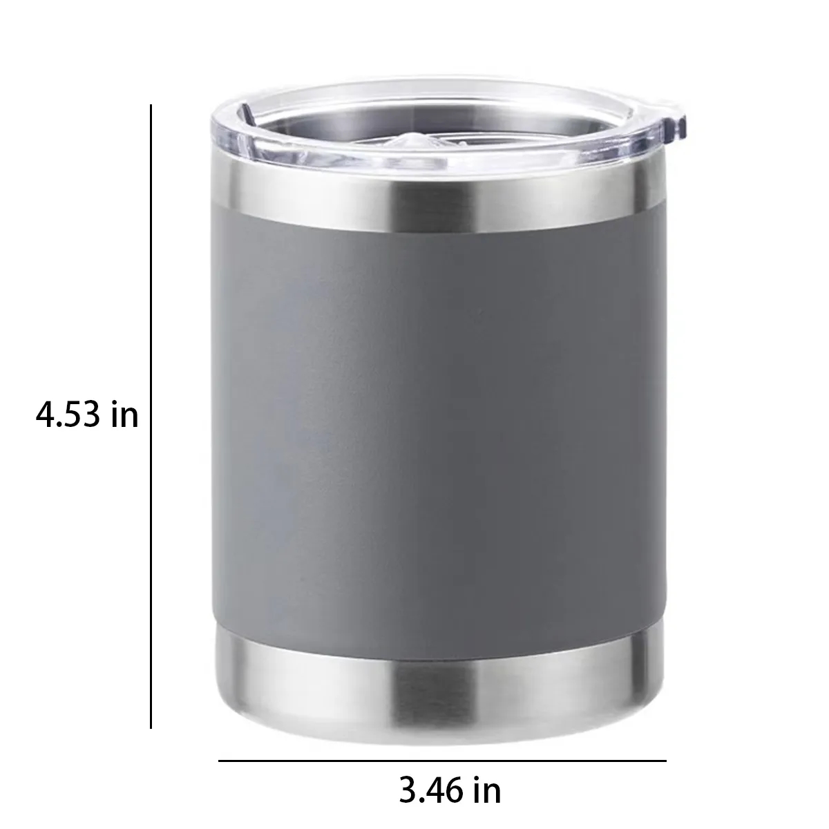 10oz. Insulated Double Wall Vacuum Travel Coffee Mug w/ Lid 3