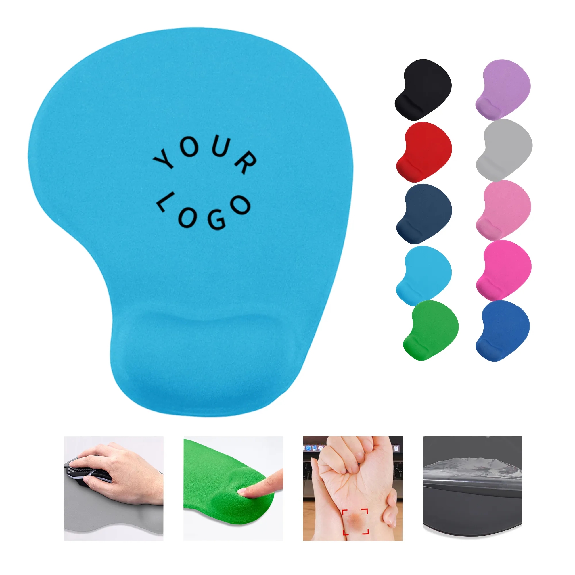 Silicone Wrist Support Mouse Pad 14