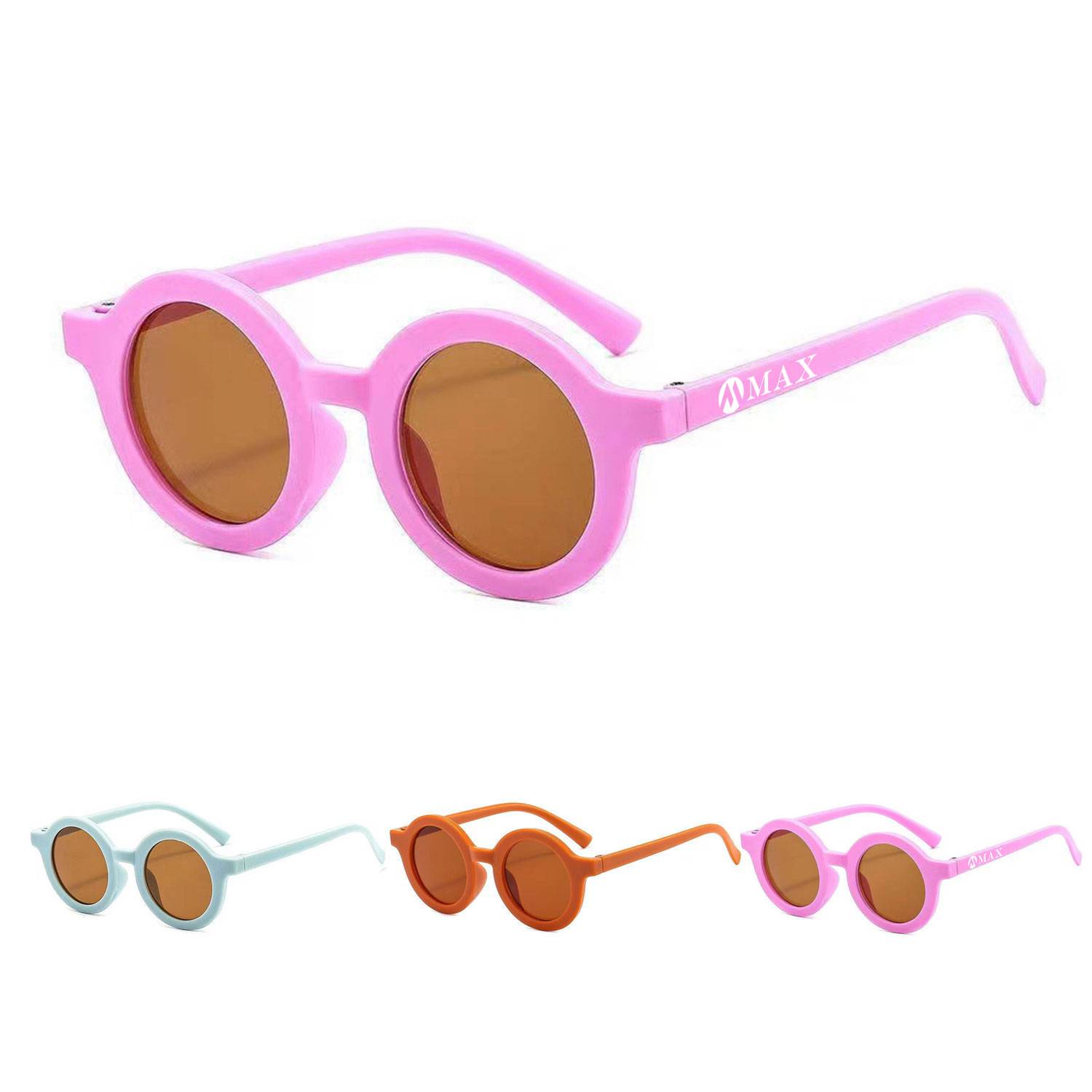 Retro Round Frame UV Protection Sunglasses for Kids 2