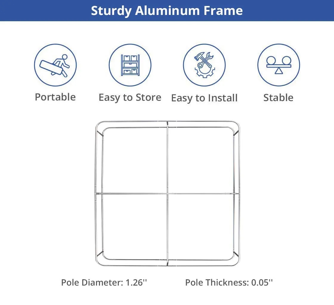 Wall Box Fabric Displays - Hardware Only 1