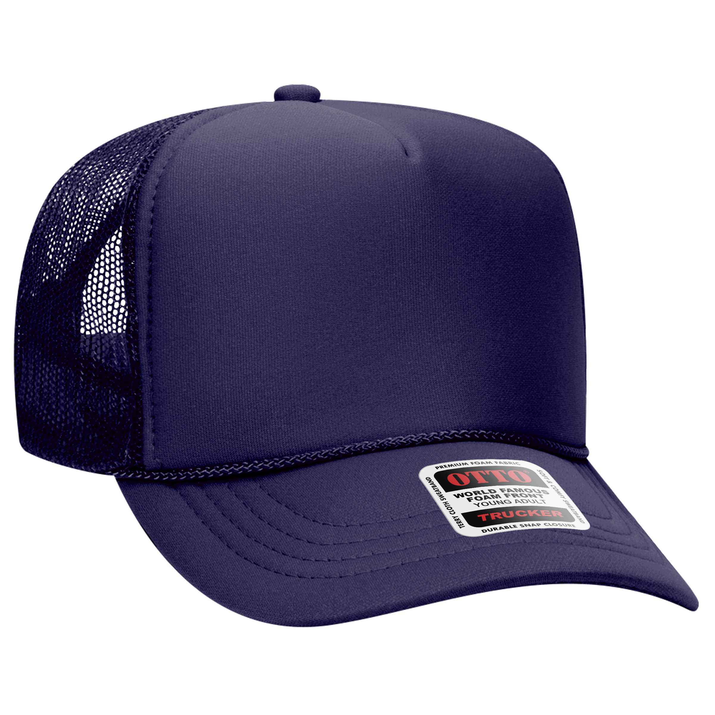 OTTO CAP® 5 Panel High Crown Mesh Back Trucker Hat 101