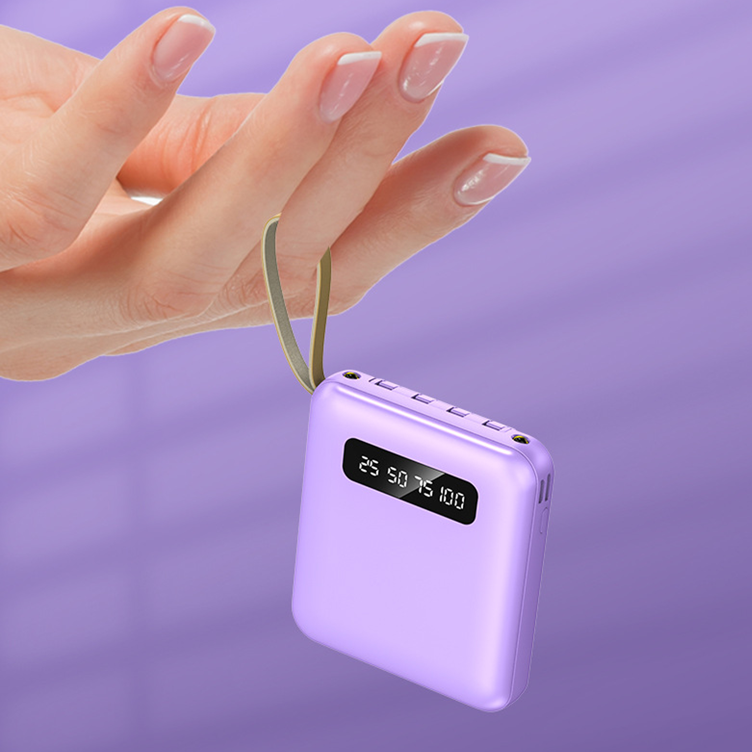 Screen Display Wireless Power Bank 4