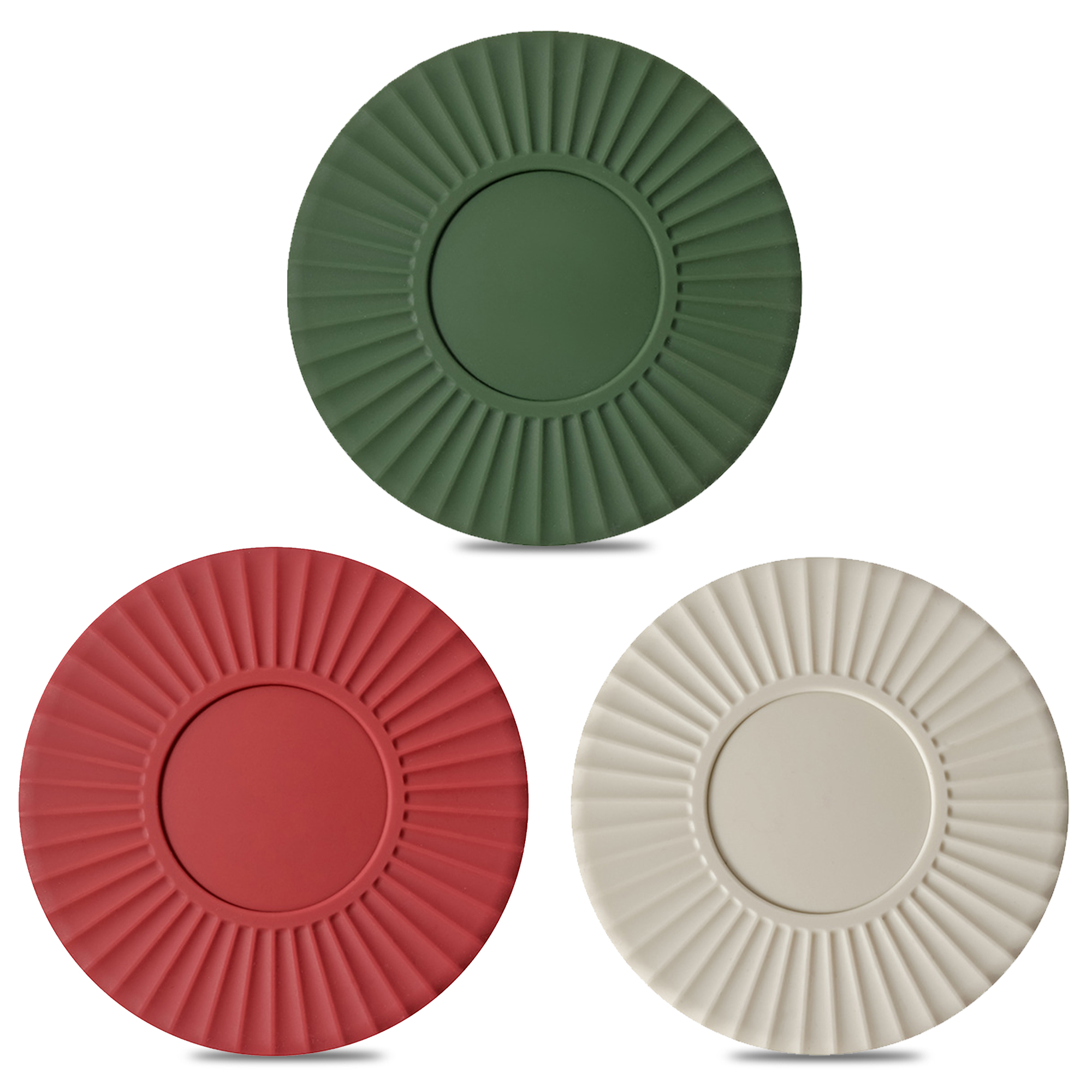 Thickened Silicone Coaster Desk Tabletop Protection Decor 3