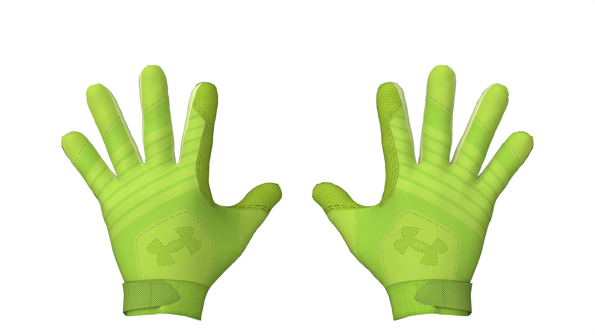 UA Clean Up Boys' Batting Gloves 11