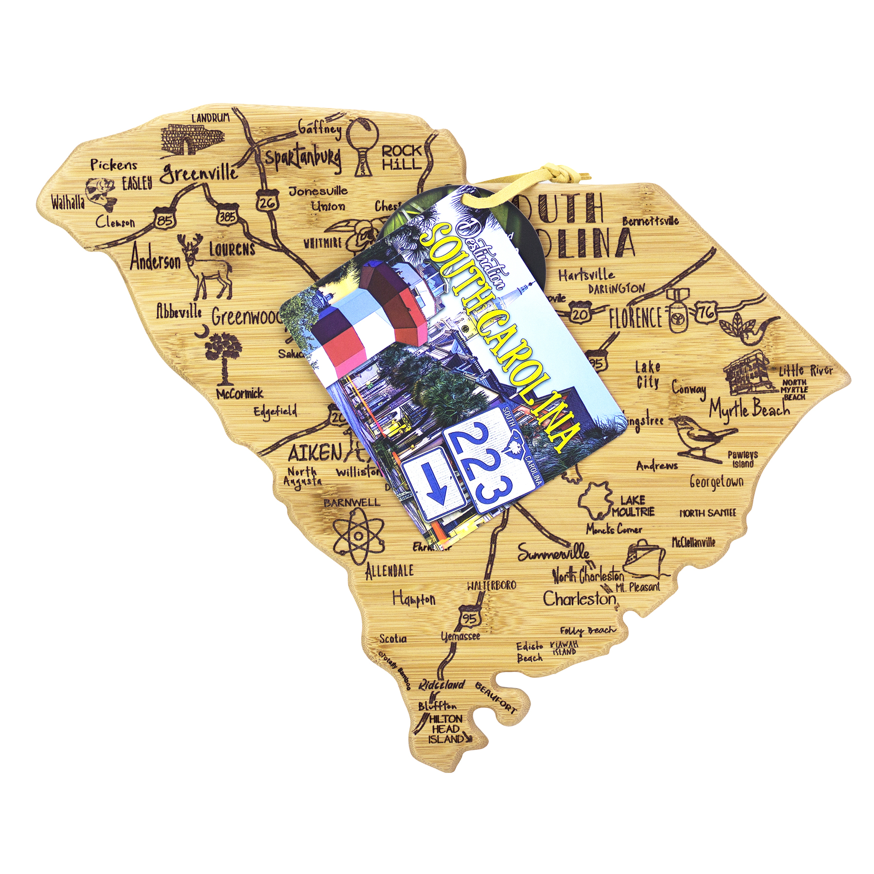 Destination South Carolina Cutting & Serving Board 4