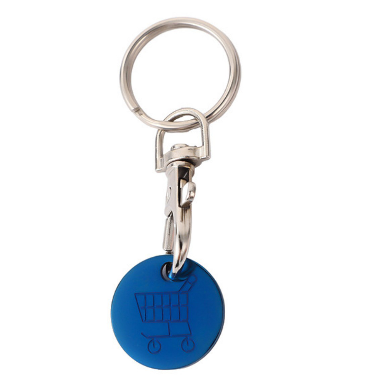 Stainless Steel Shopping Cart Token Keychain 4