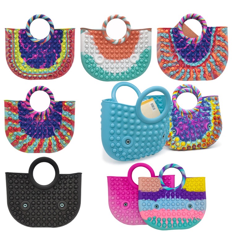 Duck Silicone Fidget Pop It Handbag 5