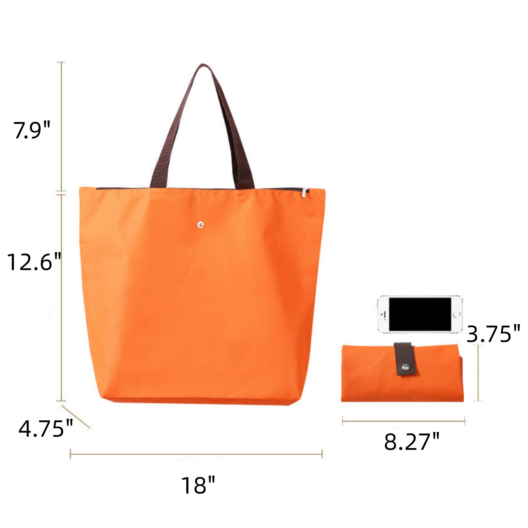 Folding Oxford Cloth Waterproof Shopping Bag, custom tote bag with logo imprint 2