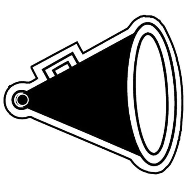 Megaphone Key Tag - Spot Color 1