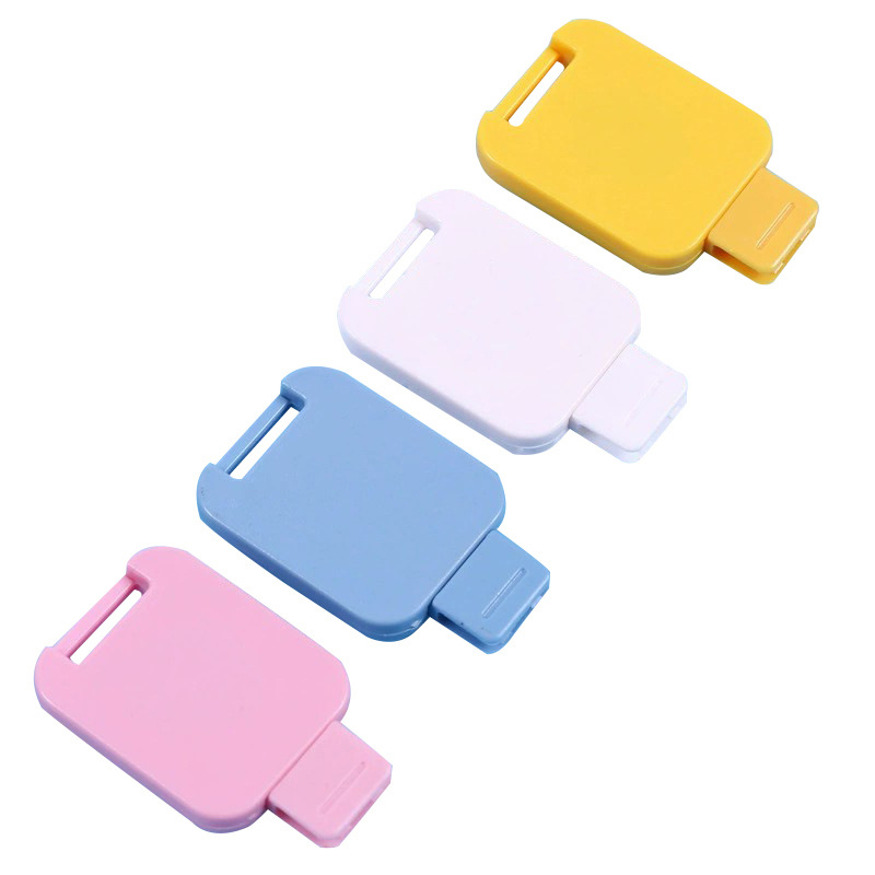 Square Shape Retractable Badge Reel with Strap Hole 4